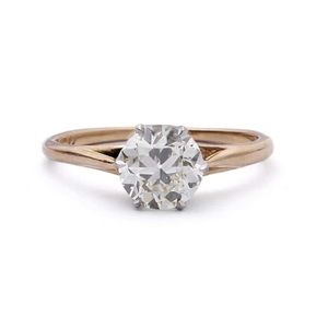 1.16 CT. Old European Cut Diamond Engagement Ring